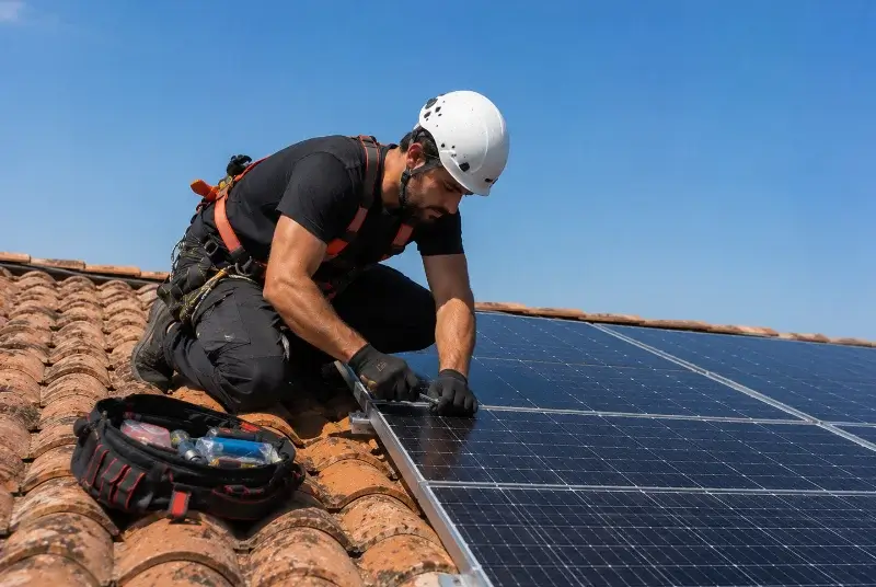 Maintenance et monitoring de panneaux solaires à Thil