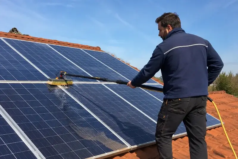 Nettoyage et entretien de panneaux solaires à Thil